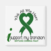 Cerebral Palsy Ik steun mijn kleinzoon Magneet (Voorkant)