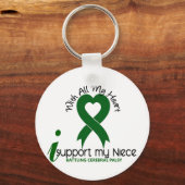 Cerebral Palsy Ik steun mijn nicht Sleutelhanger (Voorkant)