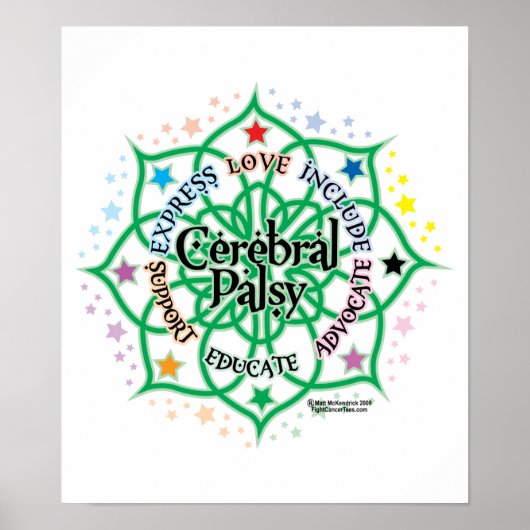 Cerebral Palsy Lotus Poster (Voorkant)