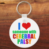 Cerebral Palsy Love Sleutelhanger (Voorkant)