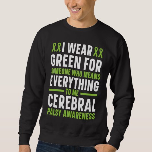 Cerebral Palsy Support Squad Awareness Ribbon Trui (Voorkant)