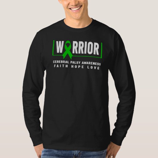 Cerebral Palsy Warrior Cerebral Palsy Awareness T-shirt (Voorkant)