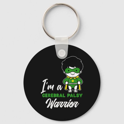 Cerebral Palsy Warrior CP Hero Hero Palsy Award Sleutelhanger (Voorkant)