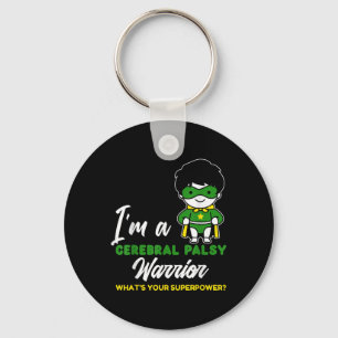 Cerebral Palsy Warrior CP Hero Hero Palsy Award Sleutelhanger