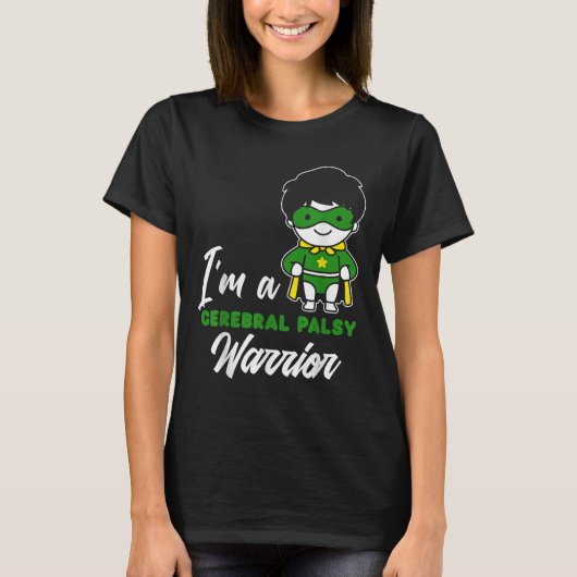 Cerebral Palsy Warrior CP Hero Hero Palsy Award T-shirt (Voorkant)