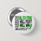 Cerebral Palsy Warrior Ronde Button 5,7 Cm (Voorkant /achterkant)