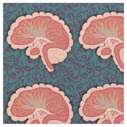Cerebrale Paisley Stof (Close Up)