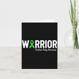 Cerebrale parese warrior cp groene lint bewustzijn kaart