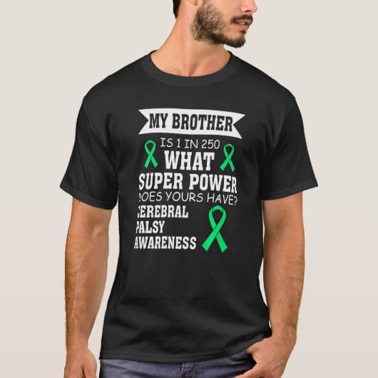 Cerebrale Verlamming Bewustzijn CP Warrior Mijn br T-shirt (Voorkant)