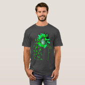 CEREBRALE VERLAMMING BEWUSTZIJN Zonnebloem Groen L T-shirt (Voorkant volledig)