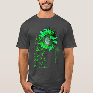 CEREBRALE VERLAMMING BEWUSTZIJN Zonnebloem Groen L T-shirt