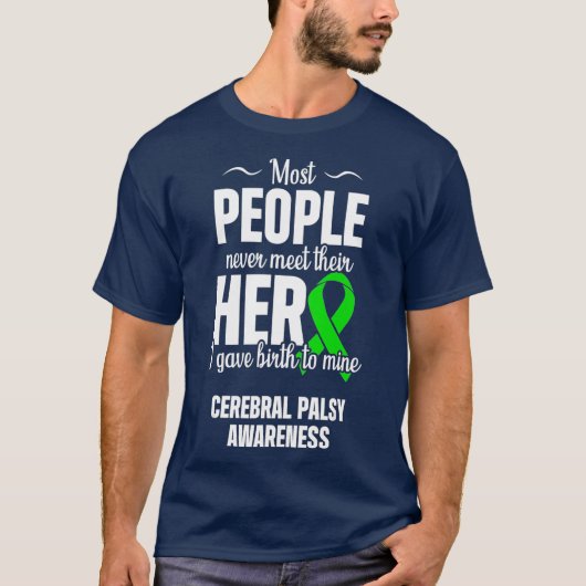 Cerebrale verlamming CP Awareness Hero Warrior T-shirt (Voorkant)