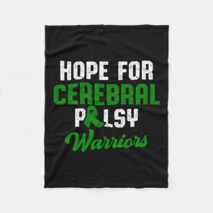 Cerebrale verlamming CP Bewustzijn Hope Warrior Su Fleece Deken