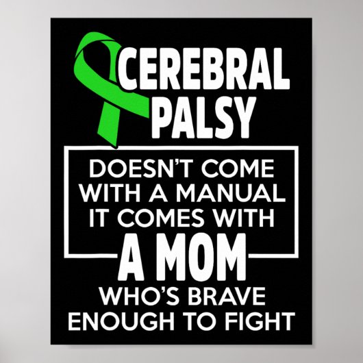 Cerebrale Verlamming CP Bewustzijn Moeder Warrior Poster (Voorkant)