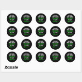 Cerebrale verlamming CP bewustzijn trotse krijger  Ronde Sticker (Vel)