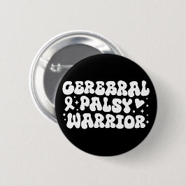 Cerebrale verlamming krijger ronde button 5,7 cm