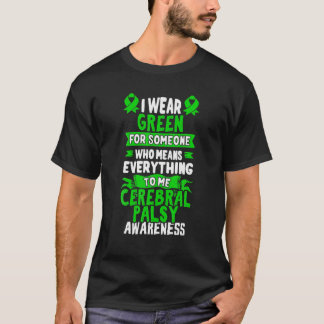 Cerebrale verlammingsbewustzijn T-Shirt hersenbesc