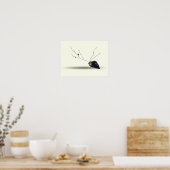 Cerebration Existentiële Inspiratie Slak Seashell Poster (Keuken)