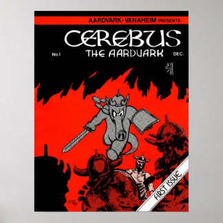 Cerebus Issue #1 cover print print