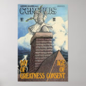 Cerebus kwestie #67 cover poster (Voorkant)