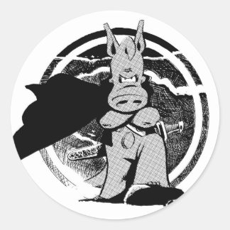Cerebus met cape sticker