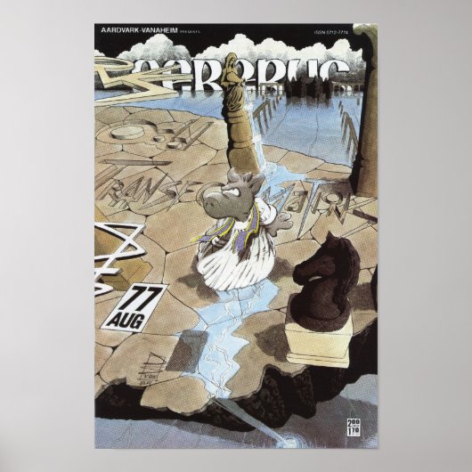 Cerebus-uitgifte #77 cover print print (Voorkant)