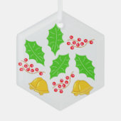 Ceremonia de Cerezo de Navidad Adorno Ceramic Orna Glas Ornament (Voorkant)