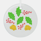 Ceremonia de Cerezo de Navidad Adorno Ceramic Orna Glas Ornament (Voorkant)