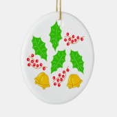 Ceremonia de Cerezo de Navidad Adorno Ceramic Orna Keramisch Ornament (Rechts)
