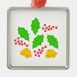 Ceremonia de Cerezo de Navidad Adorno Ceramic Orna Metalen Ornament