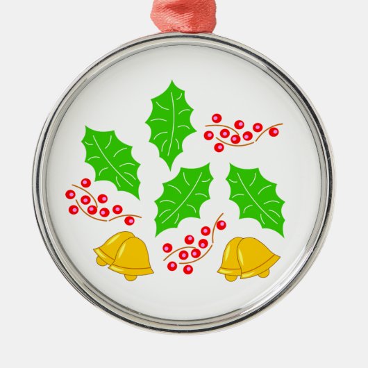 Ceremonia de Cerezo de Navidad Adorno Ceramic Orna Metalen Ornament (Voorkant)