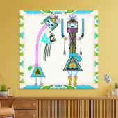 Ceremoniaal Canvas Afdruk (Insitu (Woonkamer))