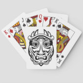Ceremoniaal masker pokerkaarten (Achterkant)