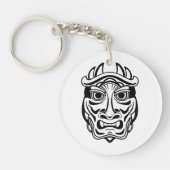Ceremoniaal masker sleutelhanger (Voorkant)