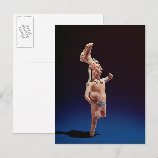 Ceremonial Ballplayer, Isle of Jaina, c.600 Briefkaart (Voorkant / Achterkant)