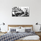 Ceremonial Eskimo Dance in Nome, Alaska Canvas Afdruk (Insitu (Slaapkamer))