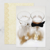 Ceremonial Wedding Champagne Glasses (Voorkant / Achterkant)