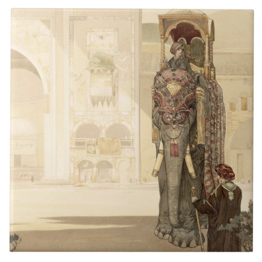 Ceremoniale olifant uit 'Het Oerwoud Boek' van Rud Tegeltje (Voorkant)