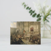Ceremoniale ontvangst van veldmarshal briefkaart (Staand voorkant)
