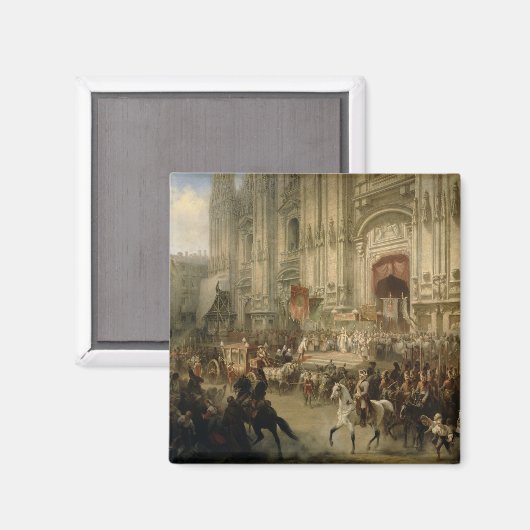 Ceremoniale ontvangst van veldmarshal magneet (Voorkant / Achterkant)