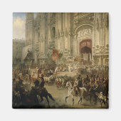 Ceremoniale ontvangst van veldmarshal magneet (Voorkant)