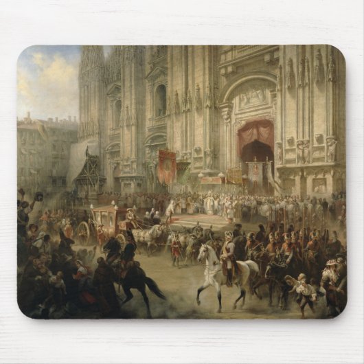 Ceremoniale ontvangst van veldmarshal muismat (Voorkant)