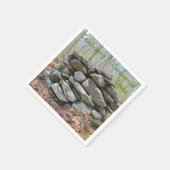 Ceremoniale steen vieren servetten (Hoek)