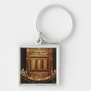 Ceremoniale voorzitter van Tutankhamun Sleutelhanger