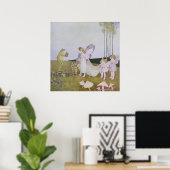  ceremonie Fairy, Retro Fairytale Poster (Thuiskantoor)