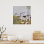 ceremonie Fairy, Retro Fairytale Poster (Keuken)