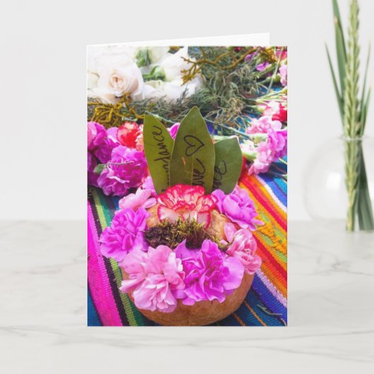 Ceremonie gevouwen Wenskaart Bedankkaart (Voorkant)