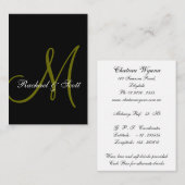 Ceremonie Locatie en Drinken Info Kaarten invoegen (Voorkant / Achterkant)