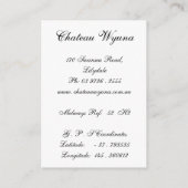 Ceremonie Locatie Inserts voor bruiloft uitnodigin Informatiekaartje (Achterkant)