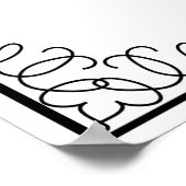 Ceremonie op deze manier rechtstreeks ondertekenen poster (Hoek)